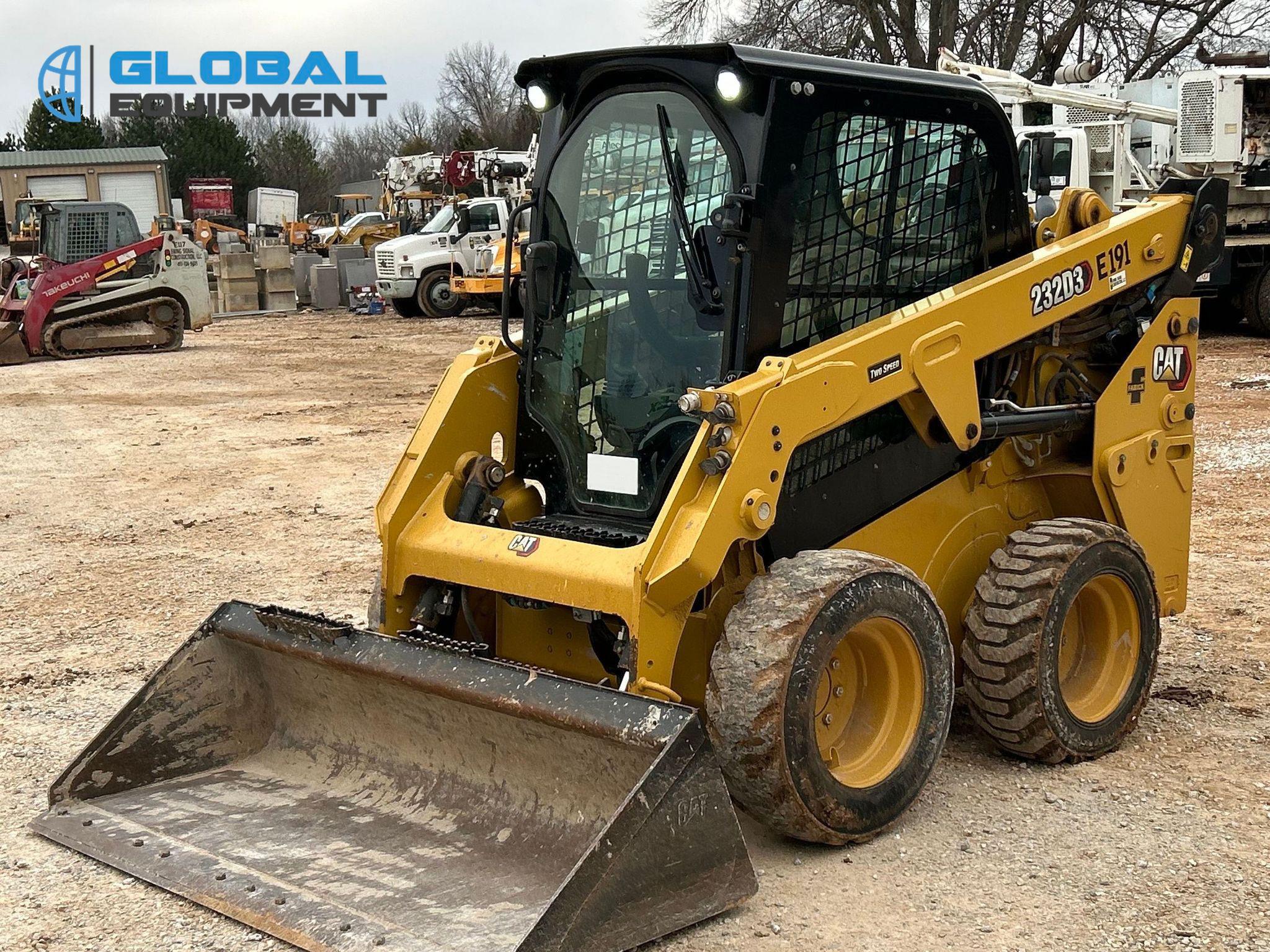 2022 Caterpillar 232D3 Skid Steer Loader
